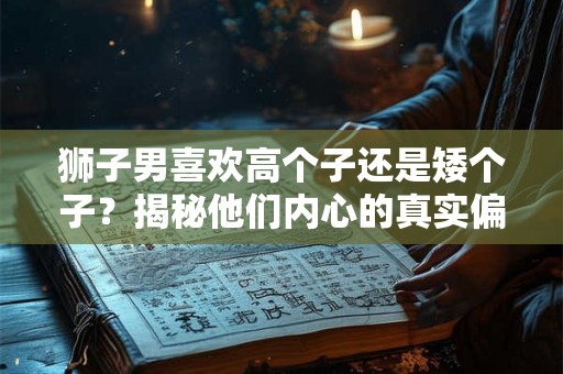 狮子男喜欢高个子还是矮个子？揭秘他们内心的真实偏好