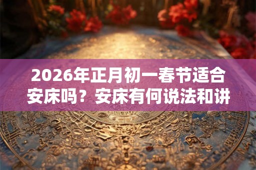 2026年正月初一春节适合安床吗？安床有何说法和讲究？