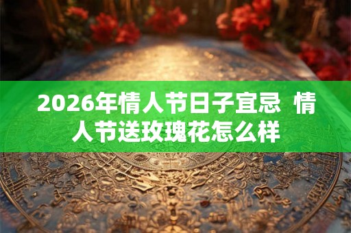 2026年情人节日子宜忌  情人节送玫瑰花怎么样