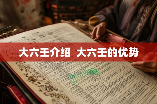 大六壬介绍  大六壬的优势