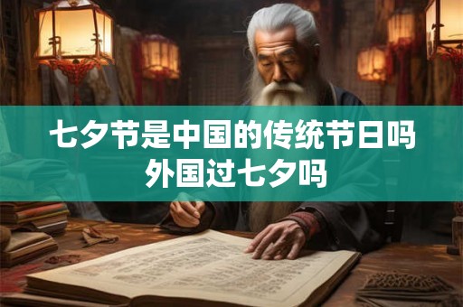 七夕节是中国的传统节日吗 外国过七夕吗