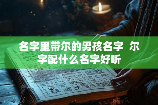 名字里带尔的男孩名字 尔字配什么名字好听 名字里带尔的男孩名字 尔字配什么名字好听