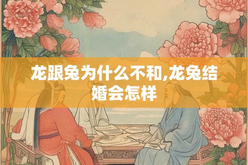 龙跟兔为什么不和,龙兔结婚会怎样