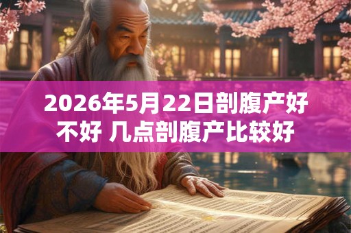 2026年5月22日剖腹产好不好 几点剖腹产比较好