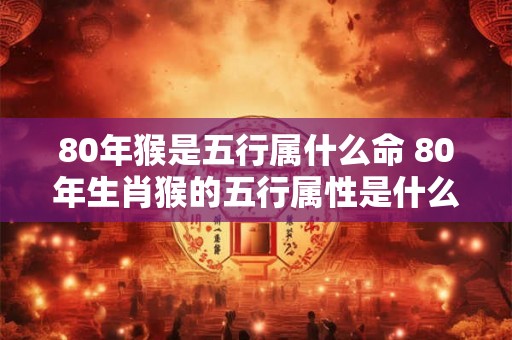 80年猴是五行属什么命 80年生肖猴的五行属性是什么