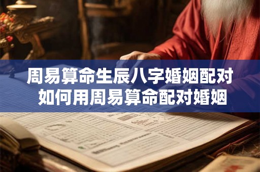 周易算命生辰八字婚姻配对 如何用周易算命配对婚姻八字 周易算命生辰八字婚姻配对 如何用周易算命配对婚姻八字
