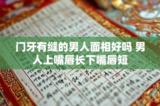 门牙有缝的男人面相好吗 男人上嘴唇长下嘴唇短