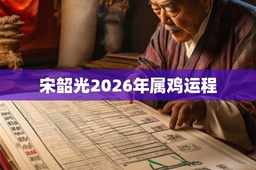 宋韶光2026年属鸡运程