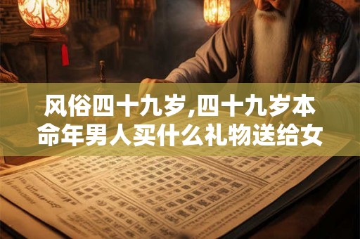 风俗四十九岁,四十九岁本命年男人买什么礼物送给女人