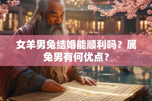 女羊男兔结婚能顺利吗？属兔男有何优点？
