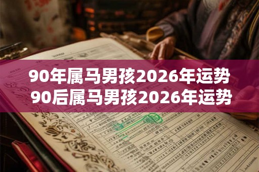 90年属马男孩2026年运势 90后属马男孩2026年运势如何 90年属马男孩2026年运势 90后属马男孩2026年运势如何