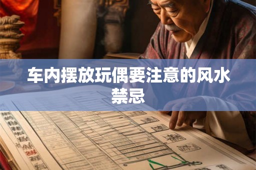车内摆放玩偶要注意的风水禁忌 车内摆放玩偶要注意的风水禁忌