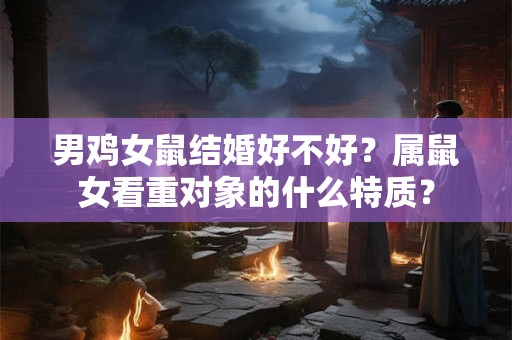 男鸡女鼠结婚好不好？属鼠女看重对象的什么特质？