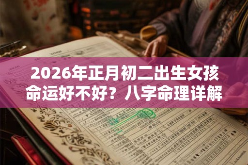 2026年正月初二出生女孩命运好不好?八字命理详解 2026年正月初二出生女孩命运好不好?八字命理详解