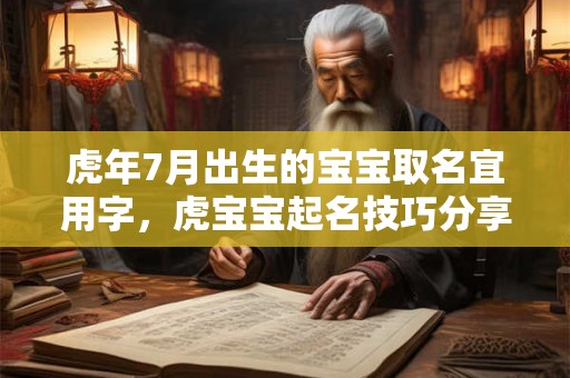 虎年7月出生的宝宝取名宜用字，虎宝宝起名技巧分享！