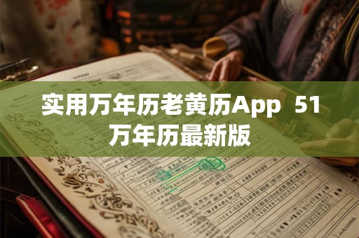 实用万年历老黄历App  51万年历最新版