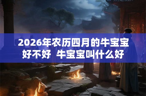 2026年农历四月的牛宝宝好不好  牛宝宝叫什么好