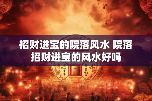 招财进宝的院落风水 院落招财进宝的风水好吗