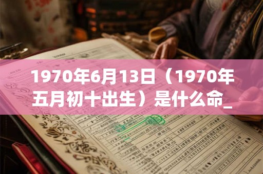 1970年6月13日（1970年五月初十出生）是什么命_命运如何