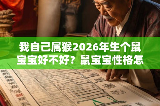 我自己属猴2026年生个鼠宝宝好不好？鼠宝宝性格怎么样？
