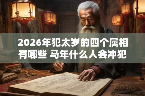 2026年犯太岁的四个属相有哪些 马年什么人会冲犯太岁 2026年犯太岁的四个属相有哪些 马年什么人会冲犯太岁