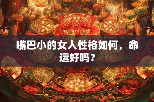 嘴巴小的女人性格如何,命运好吗? 嘴巴小的女人性格如何,命运好吗?