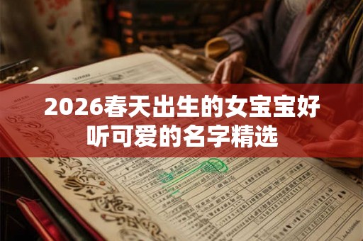 2026春天出生的女宝宝好听可爱的名字精选