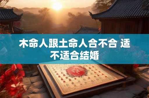 木命人跟土命人合不合 适不适合结婚 木命人跟土命人合不合 适不适合结婚