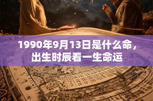 1990年9月13日是什么命，出生时辰看一生命运