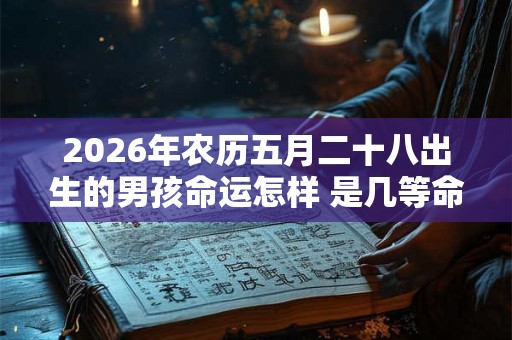 2026年农历五月二十八出生的男孩命运怎样 是几等命 2026年农历五月二十八出生的男孩命运怎样 是几等命