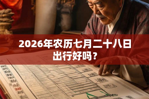 2026年农历七月二十八日出行好吗？