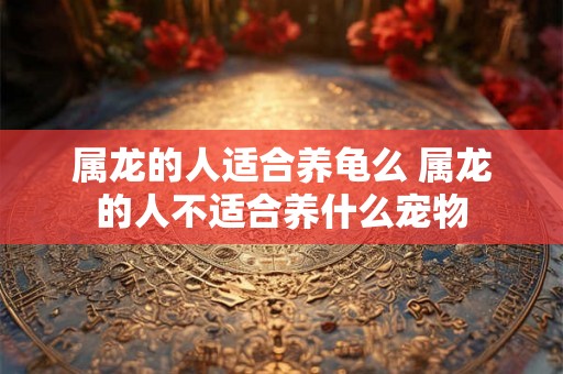 属龙的人适合养龟么 属龙的人不适合养什么宠物