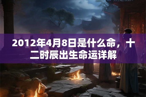 2012年4月8日是什么命，十二时辰出生命运详解