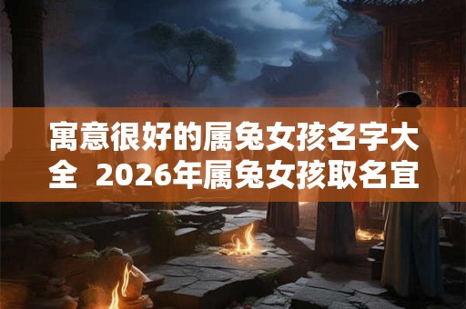 寓意很好的属兔女孩名字大全 2026年属兔女孩取名宜用字 寓意很好的属兔女孩名字大全 2026年属兔女孩取名宜用字