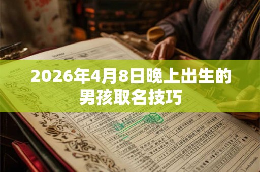 2026年4月8日晚上出生的男孩取名技巧 2026年4月8日晚上出生的男孩取名技巧