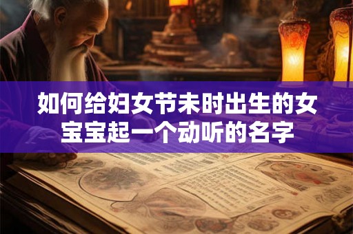 如何给妇女节未时出生的女宝宝起一个动听的名字