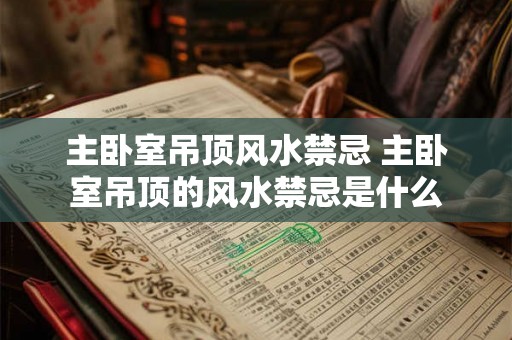 主卧室吊顶风水禁忌 主卧室吊顶的风水禁忌是什么 主卧室吊顶风水禁忌 主卧室吊顶的风水禁忌是什么