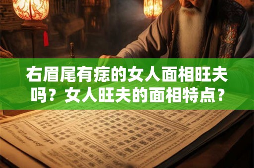 右眉尾有痣的女人面相旺夫吗？女人旺夫的面相特点？