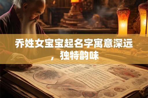 乔姓女宝宝起名字寓意深远，独特韵味