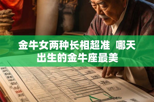 金牛女两种长相超准 哪天出生的金牛座最美 金牛女两种长相超准 哪天出生的金牛座最美