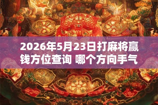 2026年5月23日打麻将赢钱方位查询 哪个方向手气佳
