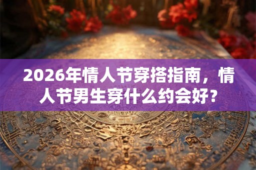 2026年情人节穿搭指南，情人节男生穿什么约会好？