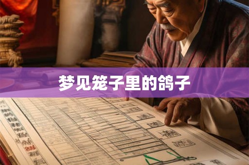 梦见笼子里的鸽子