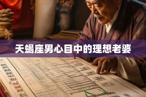 天蝎座男心目中的理想老婆 天蝎座男心目中的理想老婆