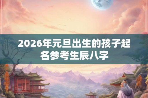 2026年元旦出生的孩子起名参考生辰八字 2026年元旦出生的孩子起名参考生辰八字