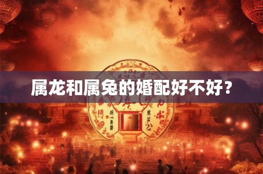 属龙和属兔的婚配好不好？