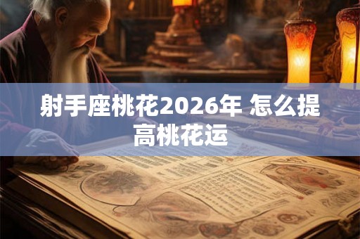 射手座桃花2026年 怎么提高桃花运