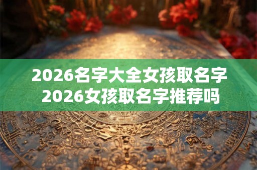 2026名字大全女孩取名字 2026女孩取名字推荐吗 2026名字大全女孩取名字 2026女孩取名字推荐吗