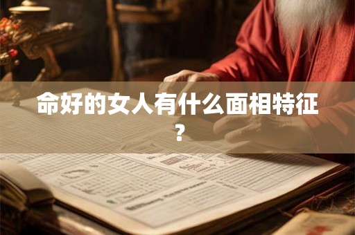 命好的女人有什么面相特征？