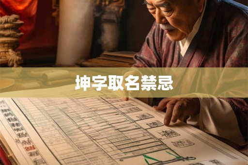 坤字取名禁忌 坤字取名禁忌